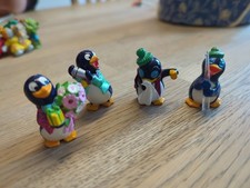 Kinder Überraschungseier Figuren Pinguine 4 Figuren