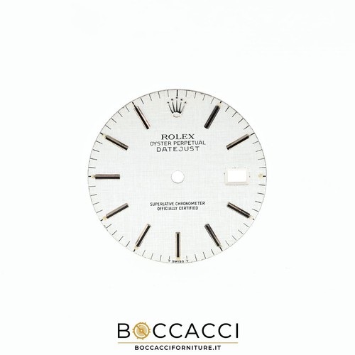 Rolex silver linen dial for - silver,
