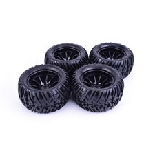 4x 12mm Hex 10 Contour Offroad Felge Reifen Tire für RC 1/10 Monster Truck Car