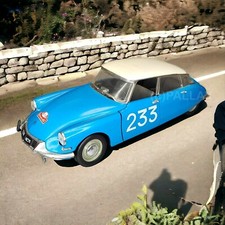 SOLIDO CITROEN DS 19 BLAU WEISS 1963 RALLYE MONTE CARLO 1:18