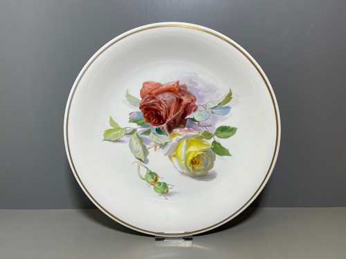 Meissen teller blumenmalerei - teller,