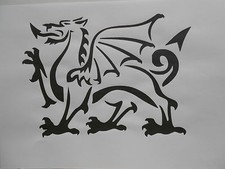 Schablone Drache3 auf A4