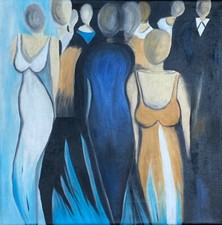 Ölbild "DINNERPARTY" Bild