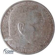 DEUTSCHES REICH 2 Reichsmark