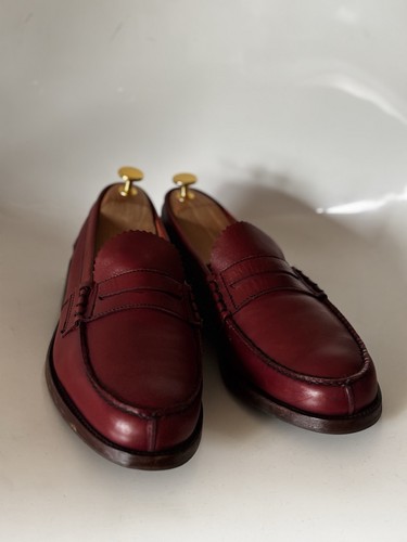 Saxone loafer burgunderrot - in,