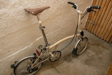 Brompton Faltrad wie C Line Barbour Edition 