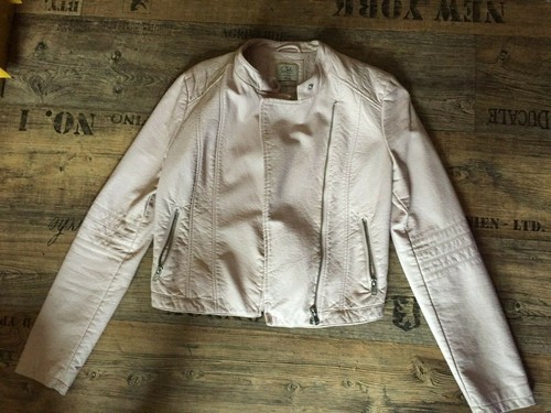 Damen leder jacke rosa - damen,