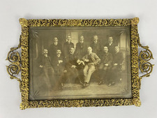 Tablett Antik Messing Rosen