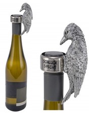 Flaschenring Specht Silber -