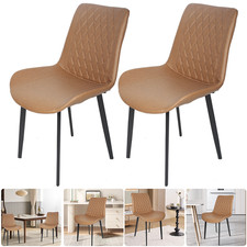 2ER ESSZIMMERSTÜHLE WOHNZIMMERSTUHL BÜROSTUHL KÜCHENSTUHL STUHL STÜHLE LEDER