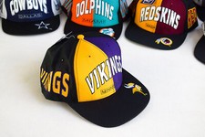 Minnesota Vikings Cap Snapback Mütze Hat Vintage 90er 90s Spellout NFL Football 