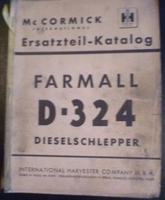 Mc Cormick D-324 Schlepper Ersatzteil-Liste