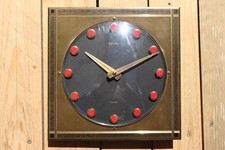 ZentRa Electric Wanduhr Messing Vintage 50/60-ziger Quartz Metall