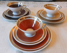 3 x VEB Gehren Sammeltasse 3