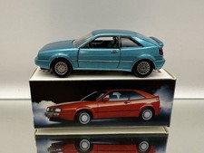 SCHABAK 1018 VW CORRADO -BLUE METALLIC 1:43- GOOD IN DEALER BOX - 120
