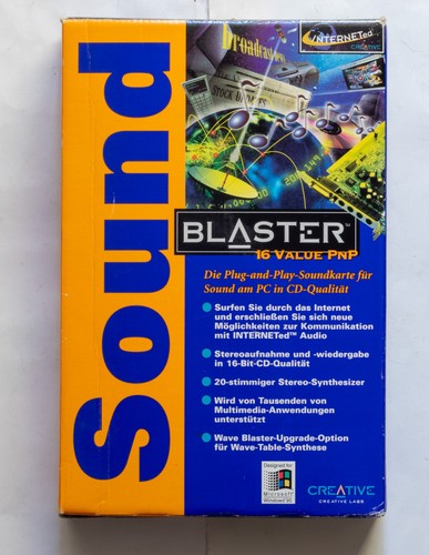 Creative labs sound blaster - labs, 16