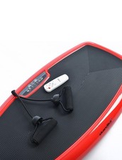 Skandika Vibrationsplatte 1092 Fitnessgerät mit Fernbedienung, Kabel & Zugbänder