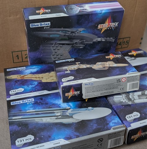 Blue brixx pro star trek - star,