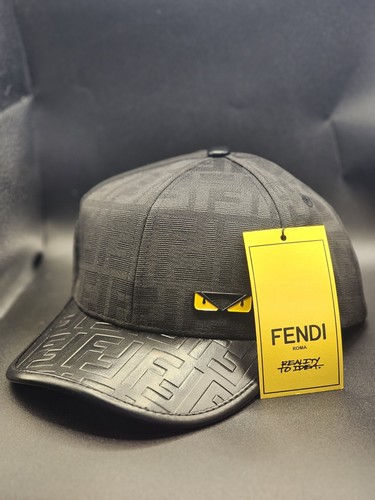 Fendi cap schwarz herren - schwarz,