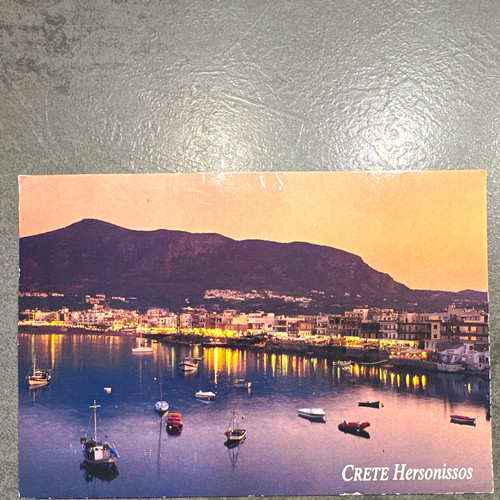 Postkarte kreta hersonissos - postkarte,