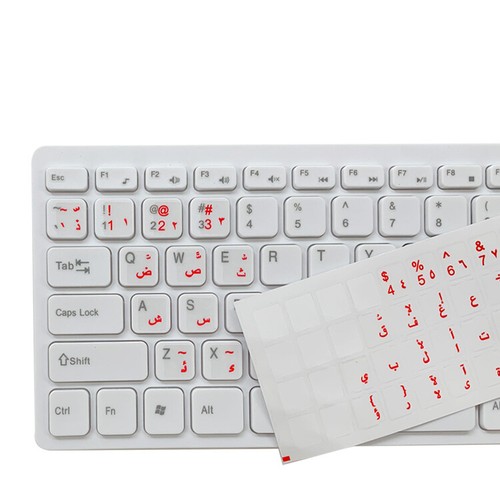 Transparente tastaturaufkleber - transparente,
