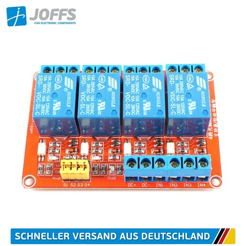 Kanal 24v relais modul mit - 4-kanal,