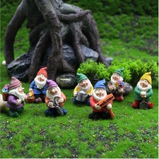 7Pcs Miniatur Zwerge