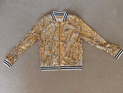 Damen pailletten bomberjacke - damen,