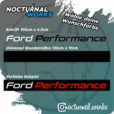 Ford Performance Blendstreifen Folie Aufkleber Motorsport Scheibenkeil Tuning