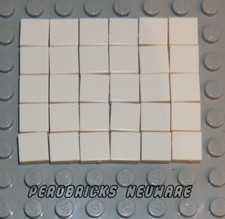 Lego 30 x Fliese/Fliesen 1x1 weiss #3070b NEUWARE