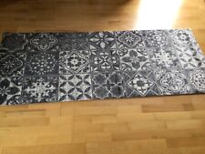 Schmutzfangmatte Bodenmatte Türmatte azulejos randlos Wash & Dry neu 80 x 200 cm