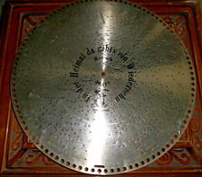 In der Heimat da giebs ein Wiedersehen Polyphon Platte 39,5cm music disc 15 1/2"