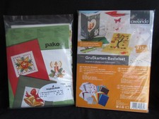 Gruß-Karten aussticken Bastel