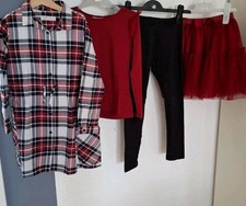 ❤ H&M Zara Paket Kleid Rock T-Shirts Leggings Gr 122-128 GEPFLEGT ❤