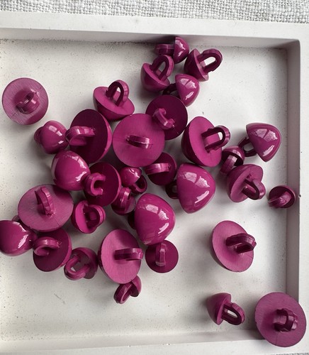 Knöpfe mm pink - 6,