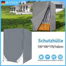 Strandkorb Schutzhülle Winterfest 420D Strandkorbhülle XXL Abdeckhaube Abdeckung
