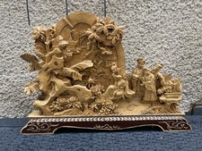 Feine Holzschnitzerei in Darstellung von DaGuanYuan Garten Szenen-China