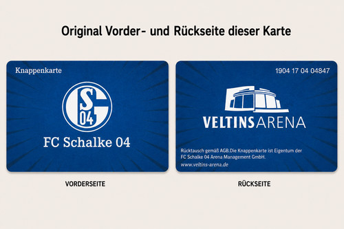 Knappenkarte schalke arena - knappenkarte,