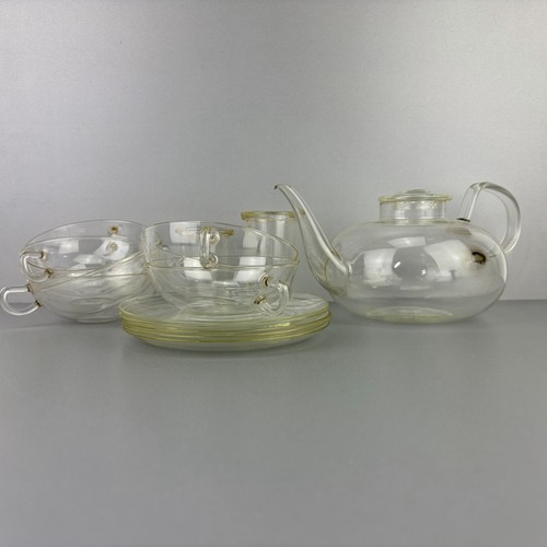 15tlg teeservice saale glas - 15tlg.,
