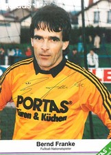 Bernd Franke Autogrammkarte