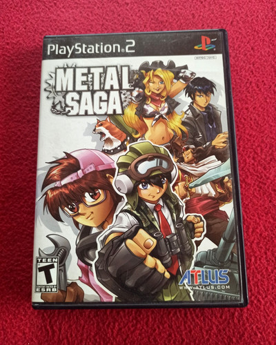 Ps2 metal saga ovp ntsc - -, cib