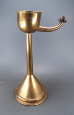 Öllampe Messing, 19. Jhd