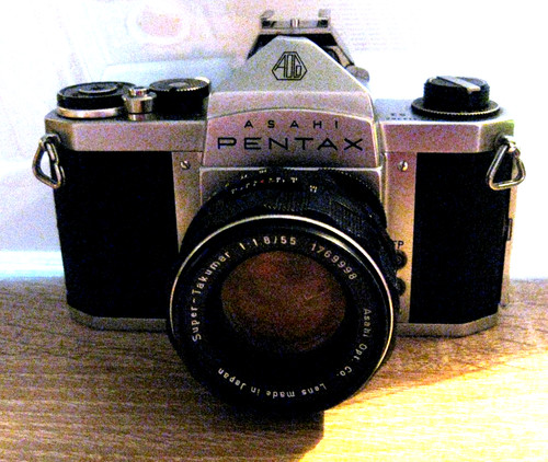 Pentax silver slr camera - pentax, s3
