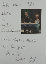 Autogramm deutscher Theater-