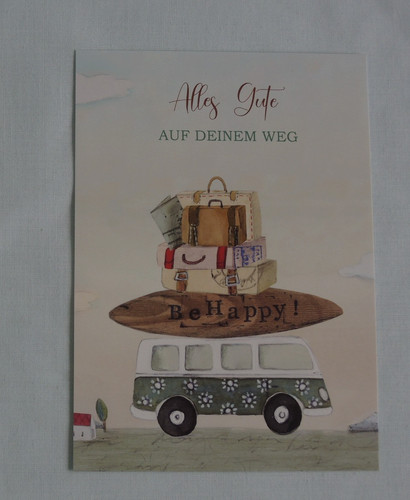 Postkarten alles gute auf - postkarten,