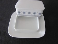 Butterdose ROSENTHAL COMPOSITION "EISBLUME".  Vitrinenstücke