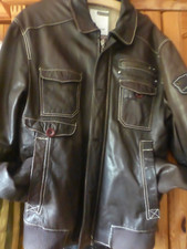 Super Herren echte Leder Jacke