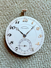 Chronometre Eterna Taschenuhrwerk Ankerhemmung- 39 mm Schweiz ca. 1930