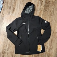 Mammut Alto Light HS Damen Kapuzenjacke Gr. M Outdoorjacke Schwarz Neu