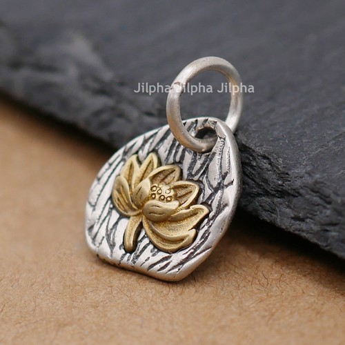 Kettenanhänger lotus blume - kettenanhänger,